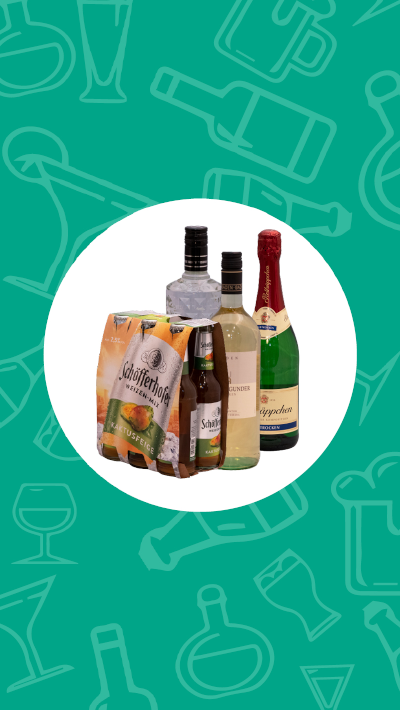 Wein, Bier und Spirituosen
